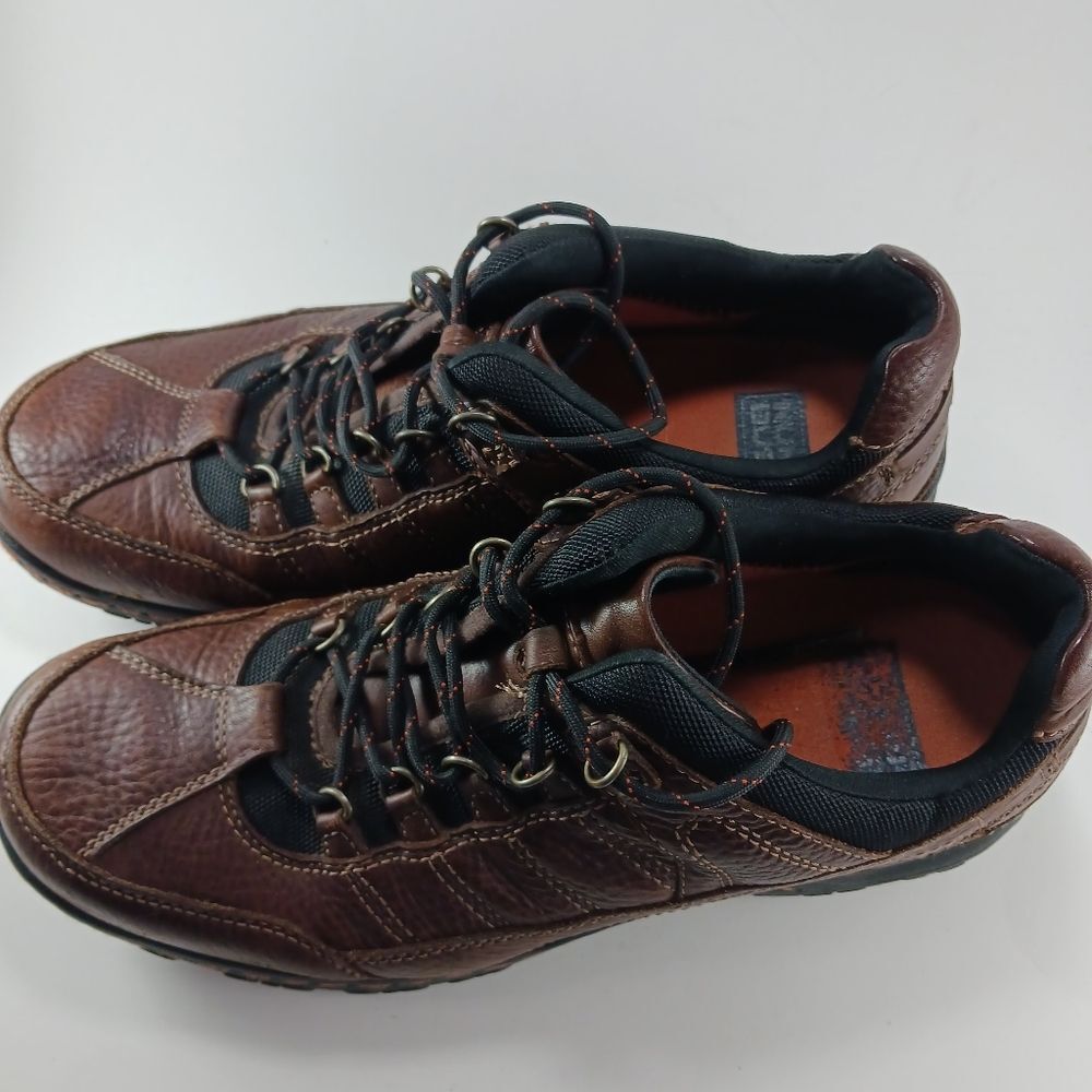 Nunn Bush Men's 11M Brown Leather Oxford Utility Shoe. Rubber Soles............. - Picture 12 of 14